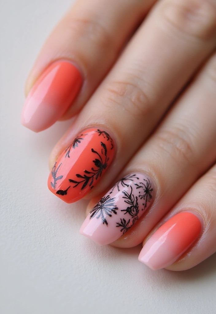 26 Ombre Nail Techniques for Stunning Results - 13. Ombre with Nail Art Pens