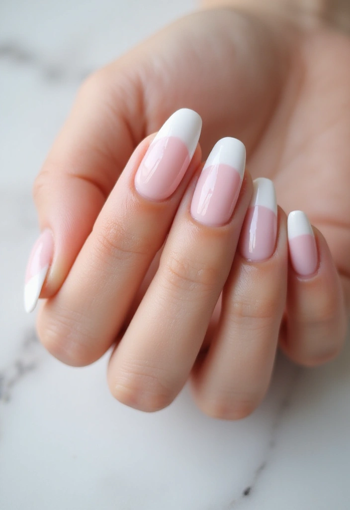 26 Ombre Nail Techniques for Stunning Results - 15. Ombre with Gradient French Tips
