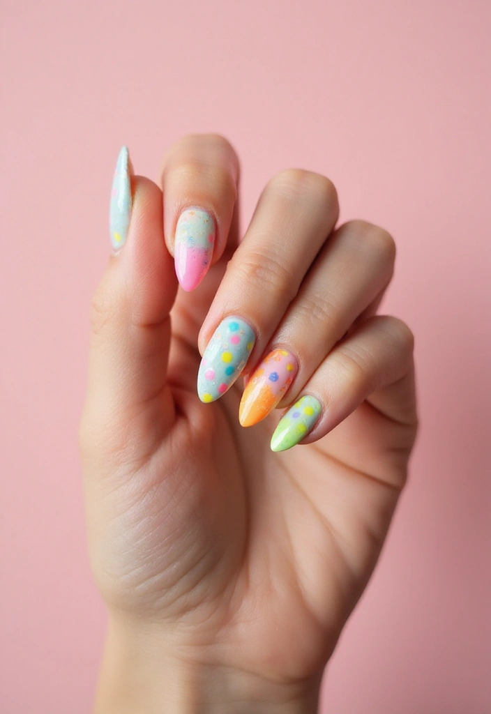 26 Ombre Nail Techniques for Stunning Results - 20. Ombre with Neon Accents