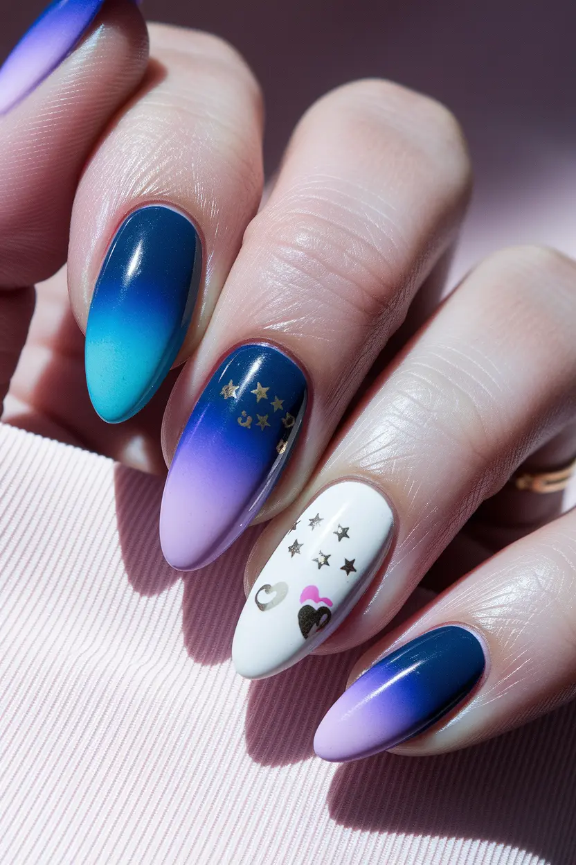 26 Ombre Nail Techniques for Stunning Results 26. Ombre with Personal Touches 1