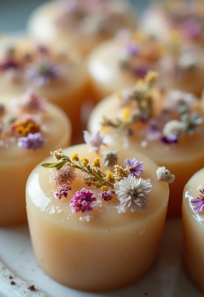 26 Soap Nails: The DIY Natural Shine Trend - 9. Incorporation of Botanicals