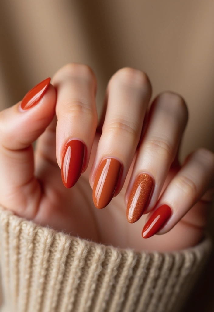 26 Top Nail Trends for Late 2025 You Can’t Miss - 1. Terracotta Tones