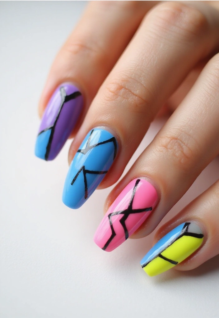 26 Top Nail Trends for Late 2025 You Can’t Miss - 11. Geometric Designs