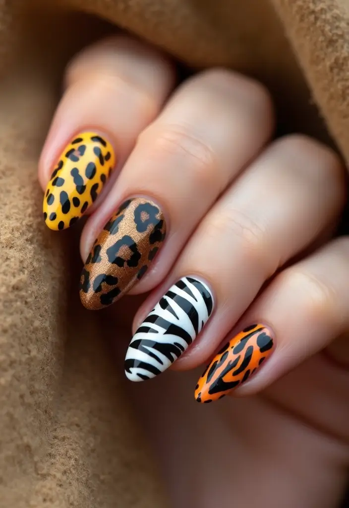 26 Top Nail Trends for Late 2025 You Can’t Miss - 17. Animal Prints