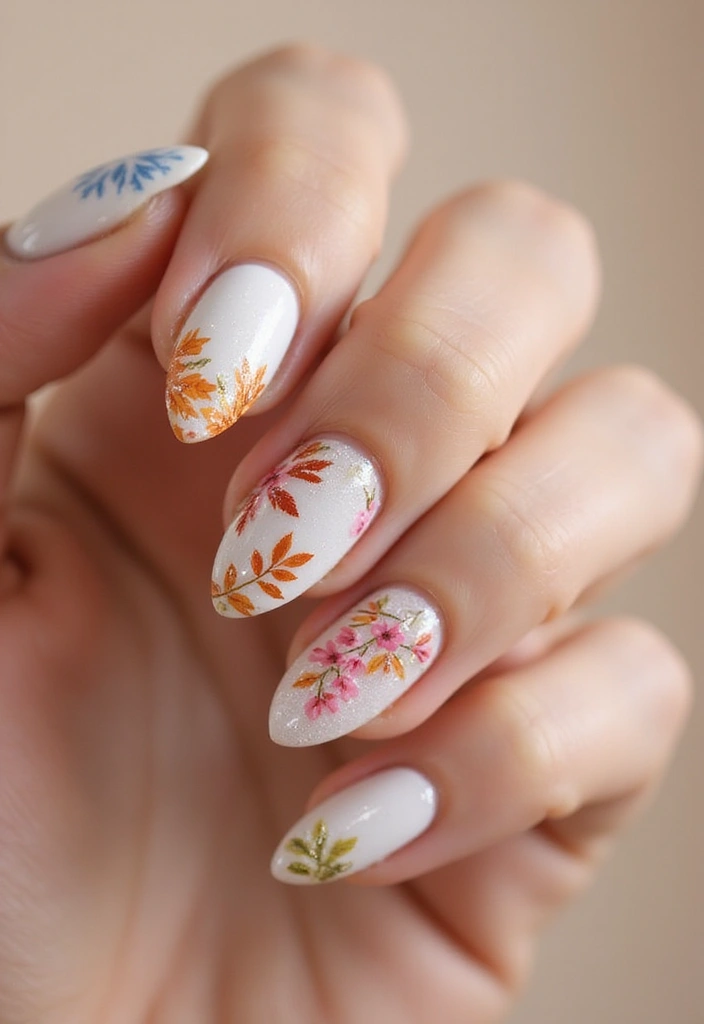 26 Top Nail Trends for Late 2025 You Can’t Miss - 18. Seasonal Scenes