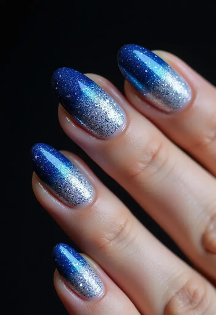 26 Top Nail Trends for Late 2025 You Can’t Miss - 24. Gradient Glitter