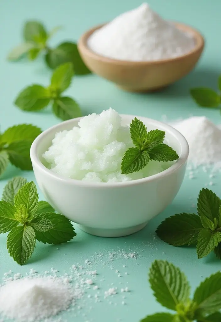27 DIY Hand Scrubs for Softer, Smoother Skin - 24. Honey & Mint Cooling Scrub