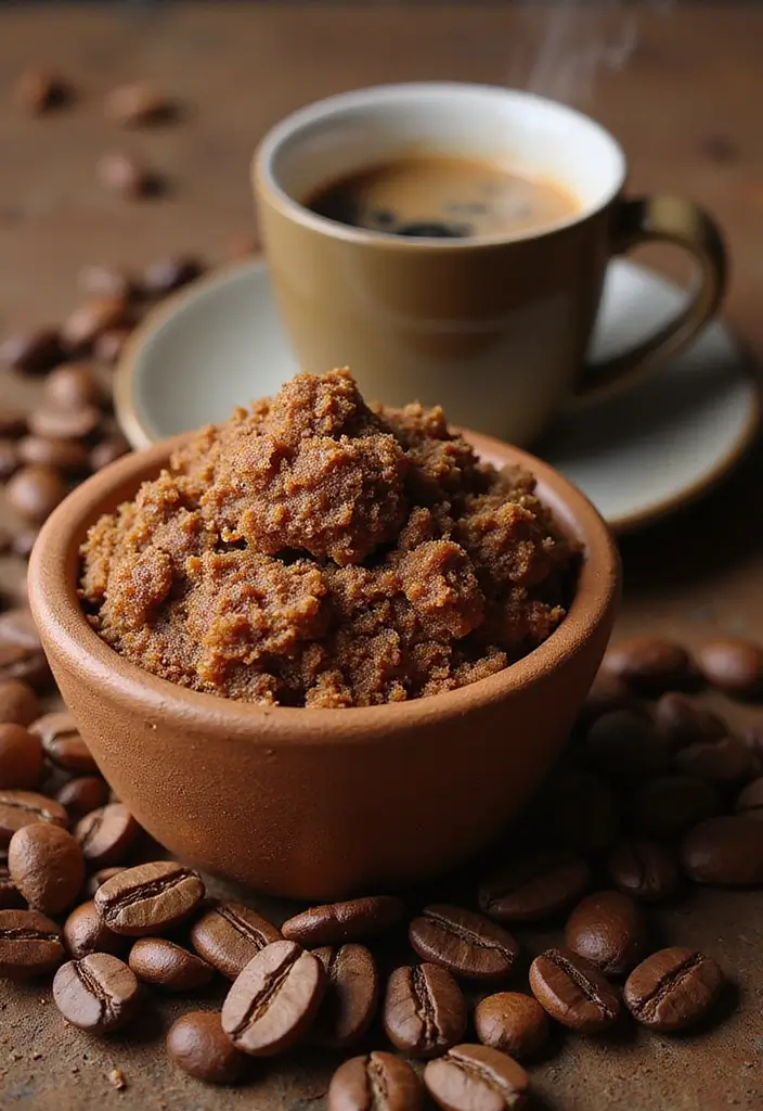 27 DIY Hand Scrubs for Softer, Smoother Skin - 26. Spiced Coffee & Oil Rejuvenating Scrub