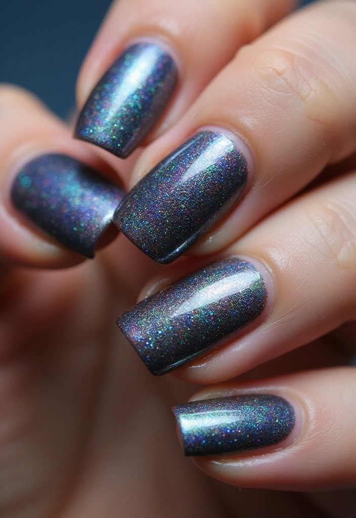 27 Magnetic Polish Tricks for Unique Nail Art - 17. Textured Magnetic Effects