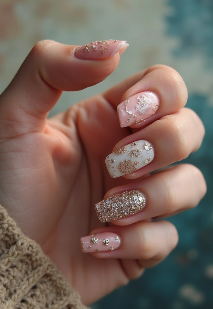 27 Magnetic Polish Tricks for Unique Nail Art - 22. Combining Techniques