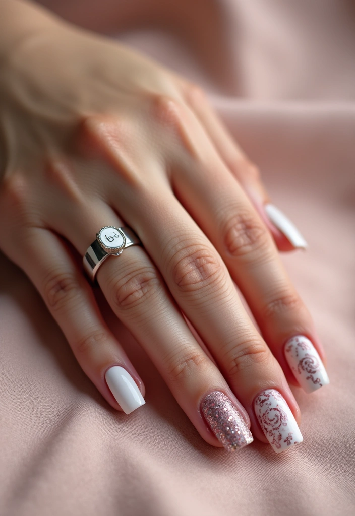 27 Magnetic Polish Tricks for Unique Nail Art - 23. Custom Nail Art Stencils