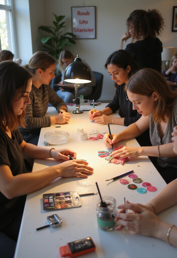 27 Magnetic Polish Tricks for Unique Nail Art - 25. Nail Art Workshops