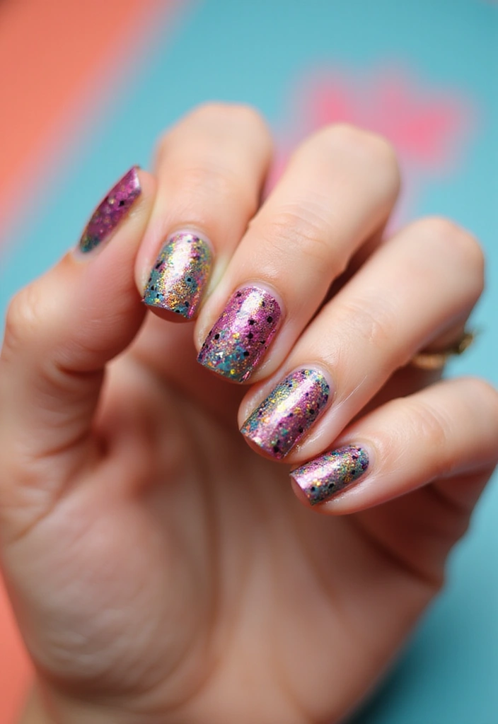 27 Magnetic Polish Tricks for Unique Nail Art - 8. Dotted Patterns