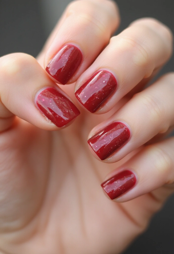 28 Easy Glazed Finish Tutorials for Shiny Nails - 1. Classic Glossy Finish