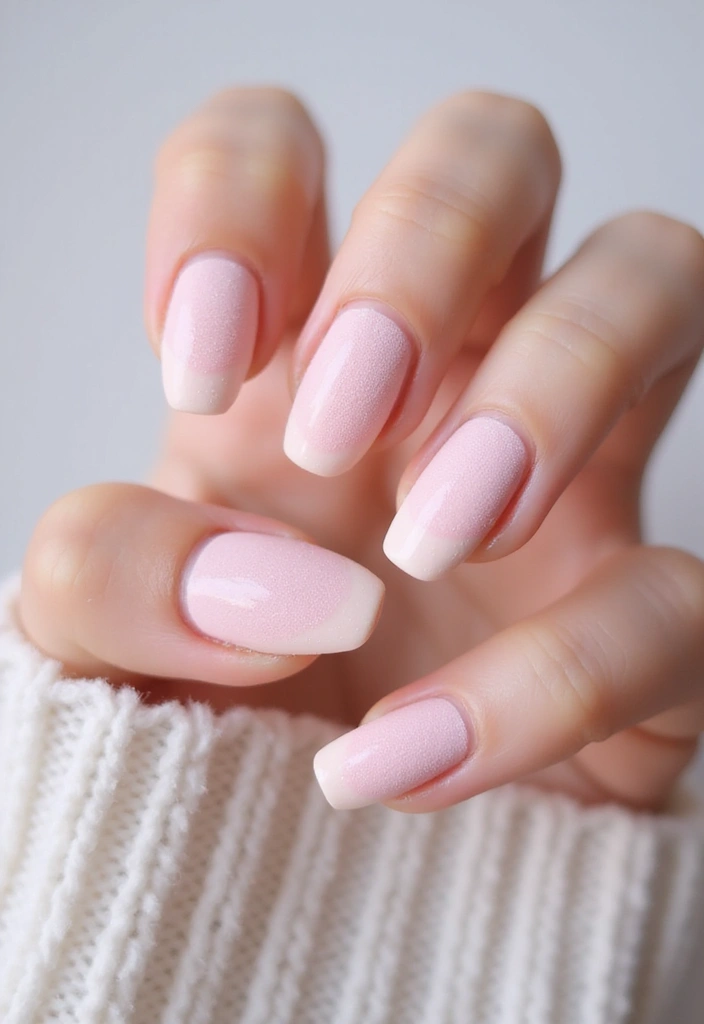 28 Easy Glazed Finish Tutorials for Shiny Nails - 15. Frosted Glaze