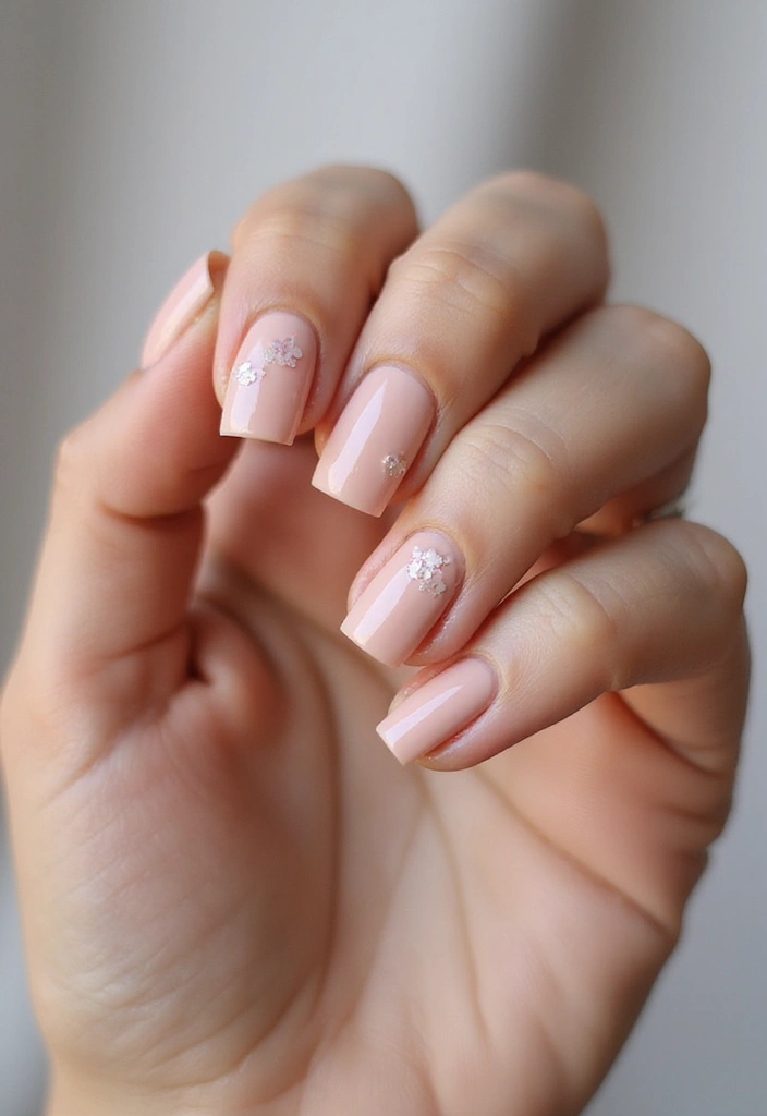28 Easy Glazed Finish Tutorials for Shiny Nails - 27. Minimalist Glaze