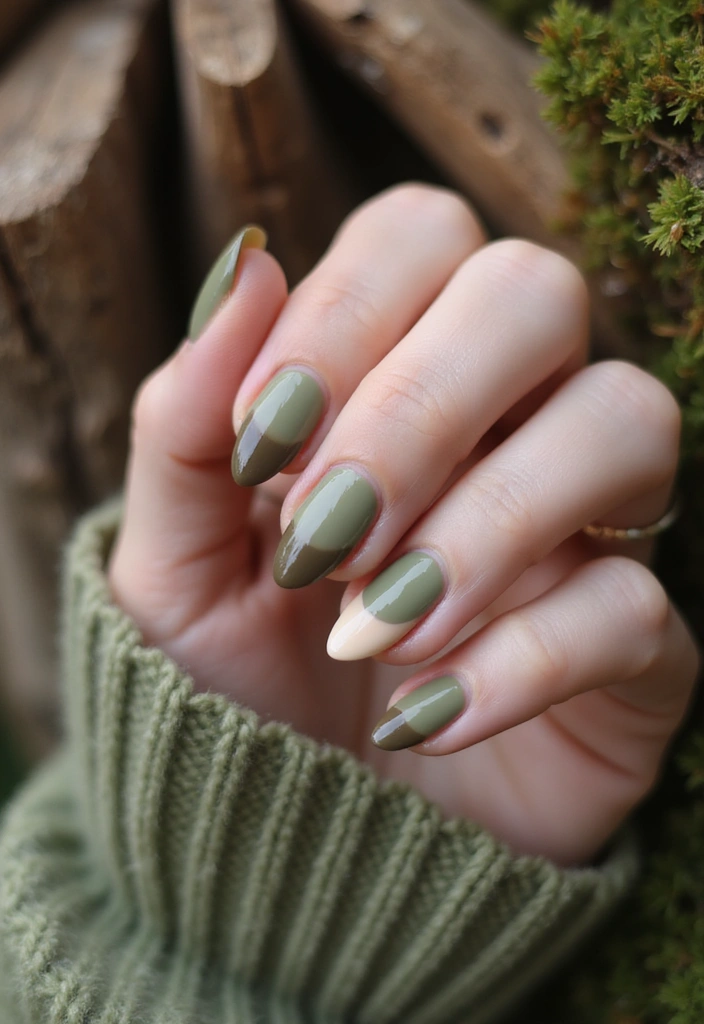 28 Gorgeous Summer Ombre Nails to Copy Now - 14. Earthy Tones