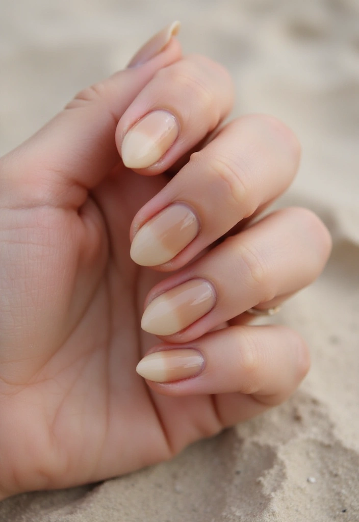28 Gorgeous Summer Ombre Nails to Copy Now - 17. Warm Sand Ombre