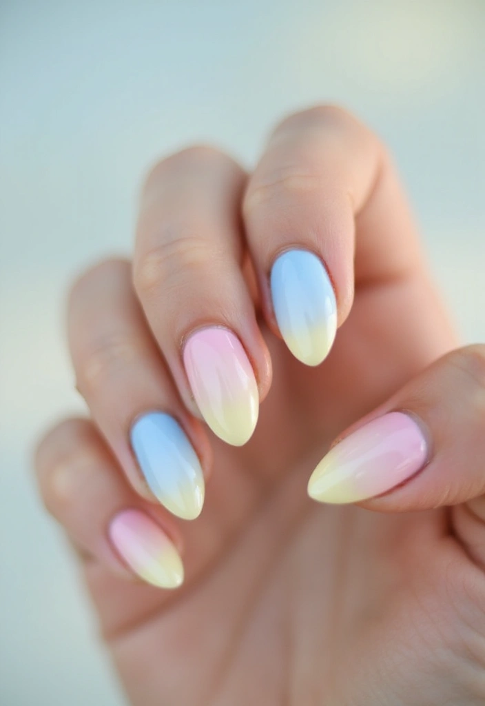 28 Gorgeous Summer Ombre Nails to Copy Now - 24. Summer Breeze Ombre