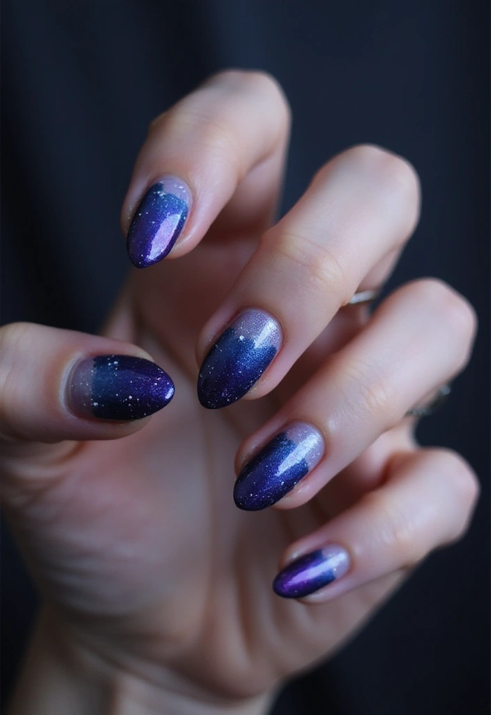28 Gorgeous Summer Ombre Nails to Copy Now - 27. Celestial Ombre