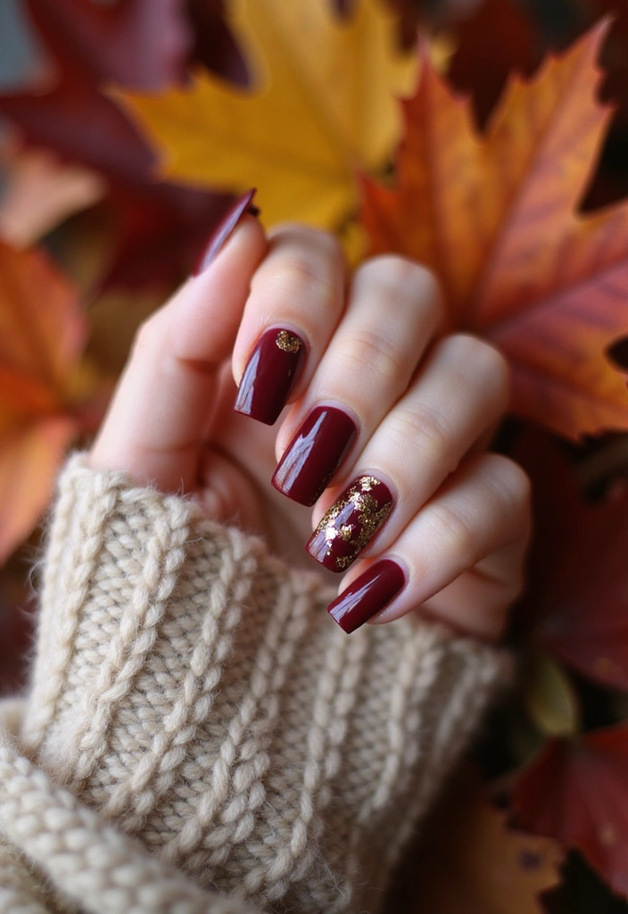 28 How to Style Bold Nail Colors for Fall 2025 - 1. Rich Burgundy Elegance