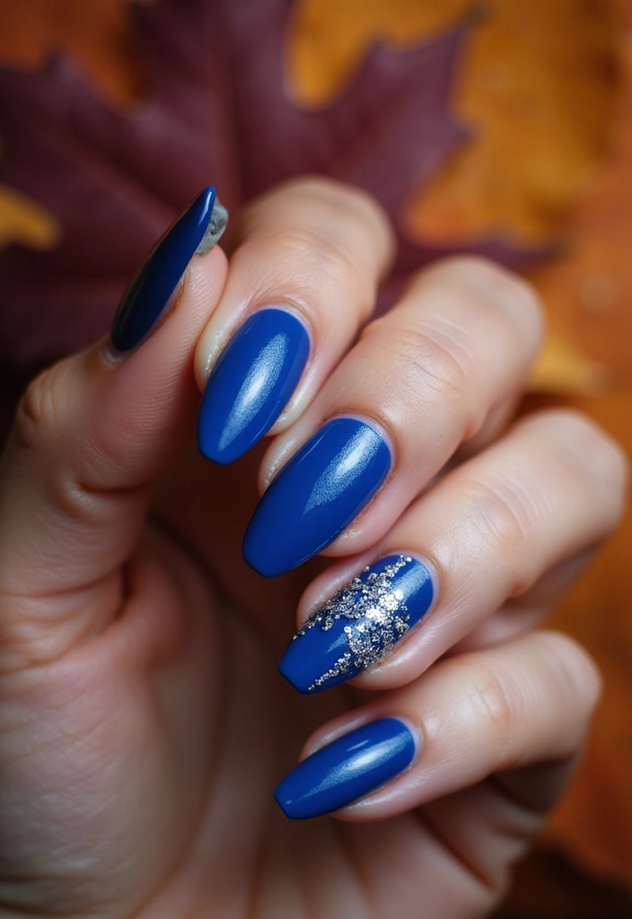 28 How to Style Bold Nail Colors for Fall 2025 - 25. Cobalt Blue Statements
