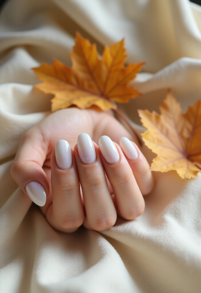 28 How to Style Bold Nail Colors for Fall 2025 - 26. Ethereal White