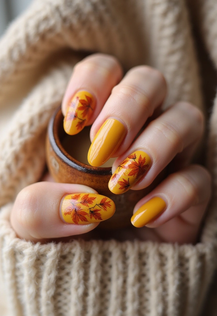 28 How to Style Bold Nail Colors for Fall 2025 - 3. Bold Mustard Yellow