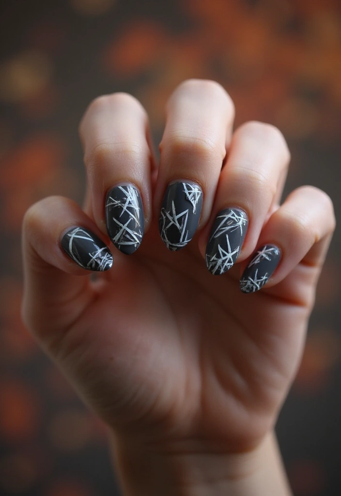 28 How to Style Bold Nail Colors for Fall 2025 - 5. Bold Charcoal Gray