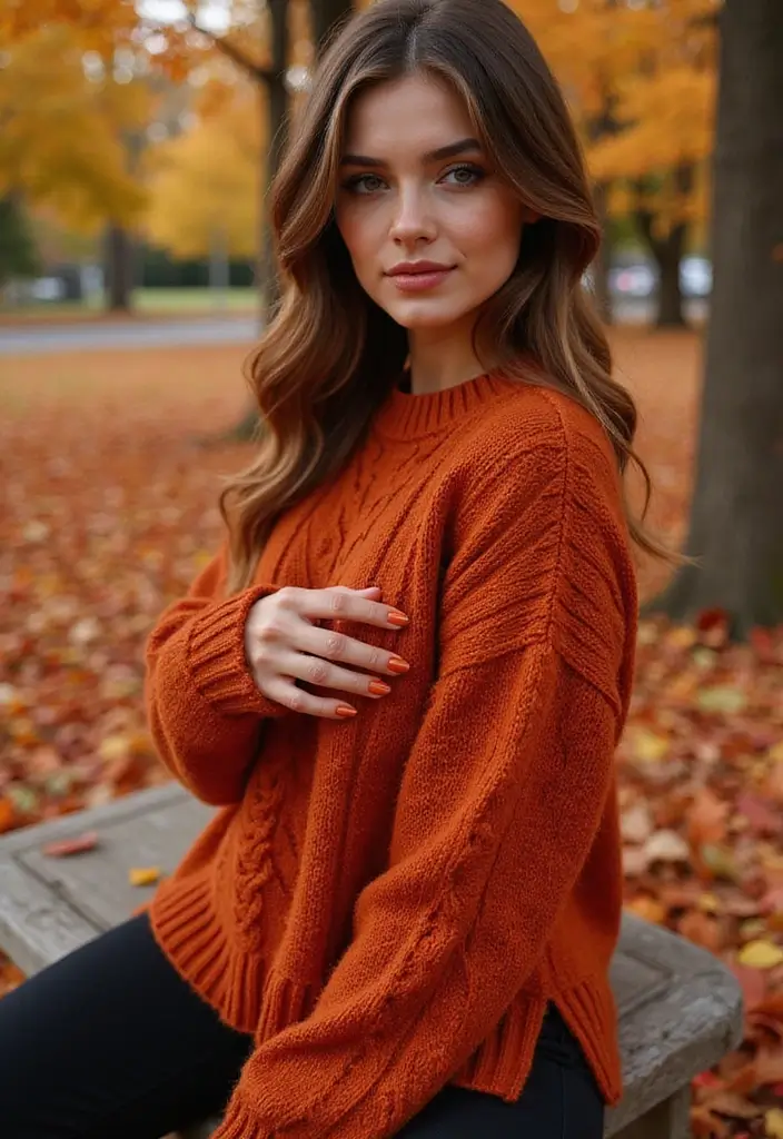 28 How to Style Bold Nail Colors for Fall 2025 - 7. Terracotta Delight