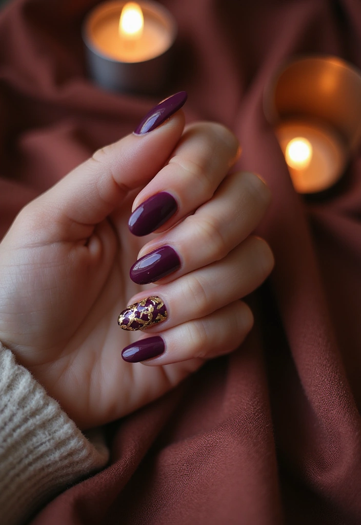 28 How to Style Bold Nail Colors for Fall 2025 - 9. Vibrant Plum Passion