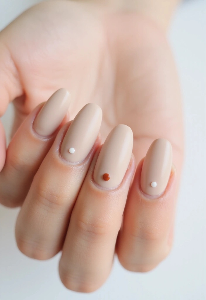 28 Matte Finish Nails for a Sleek Look - 9. Minimalist Chic