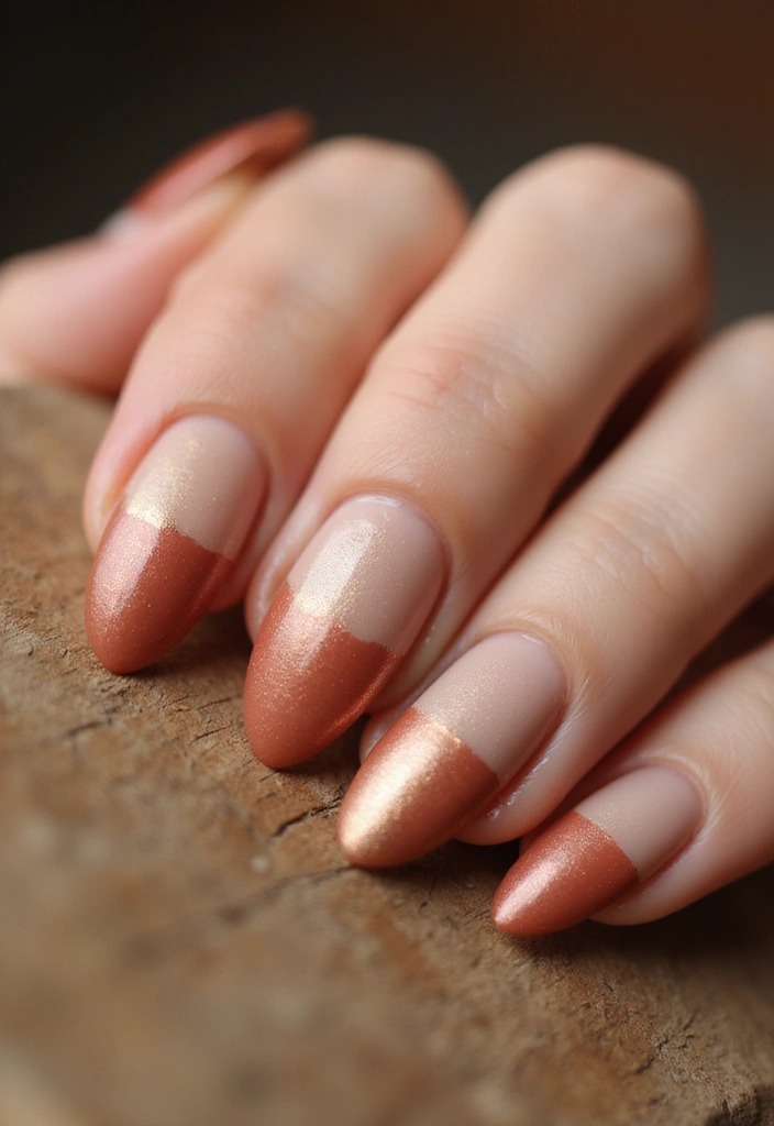 28 Minimalist Nails with a Twist for Late 2025 - 1. Earthy Ombre Delight