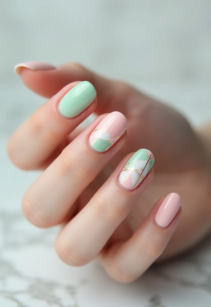28 Minimalist Nails with a Twist for Late 2025 - 7. Negative Space Designs