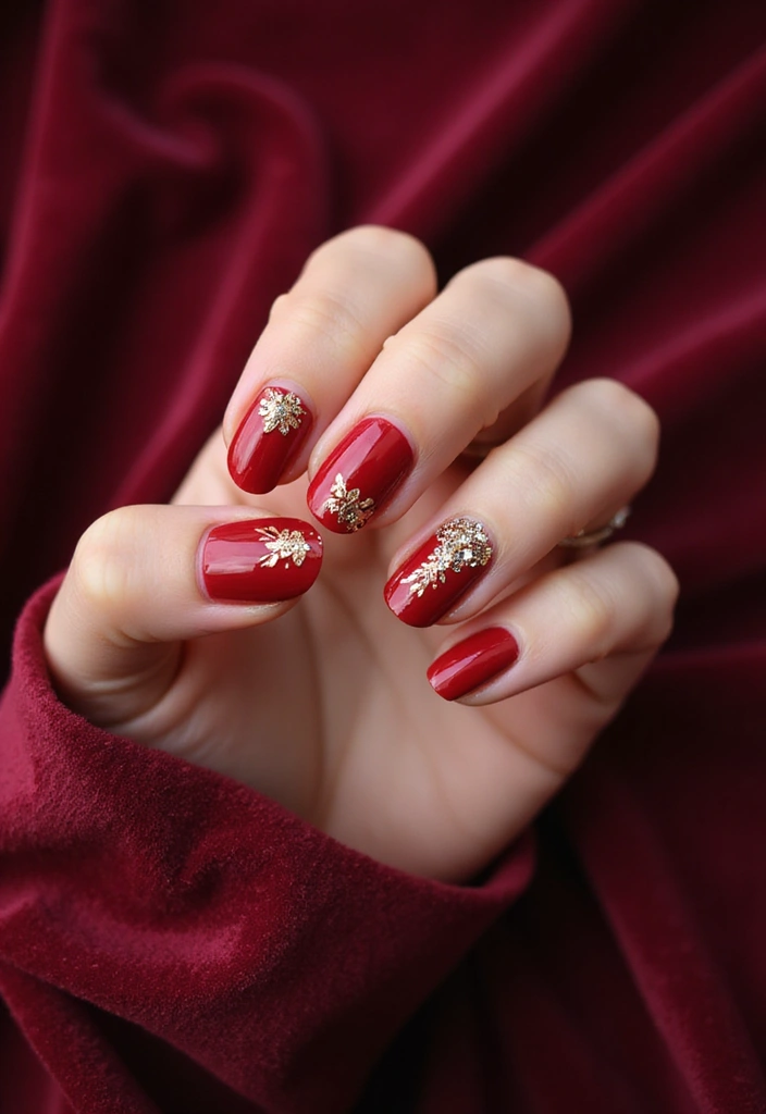 29 Almond Aura Nail Ideas to Try This Season - 15. Bold Red Aura