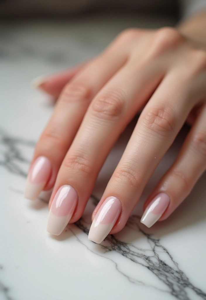 29 Almond Aura Nail Ideas to Try This Season - 23. Classic Ombre Aura