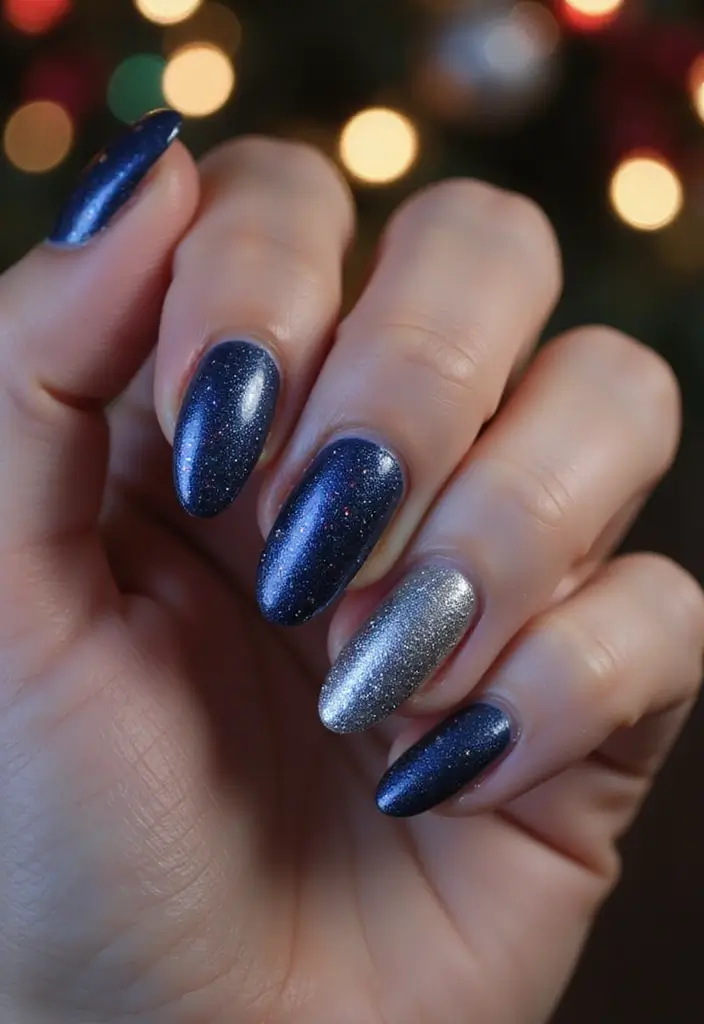 29 Festive Holiday Jewels: Nail Art for Every Party - 7. Festive Glitter Gradient