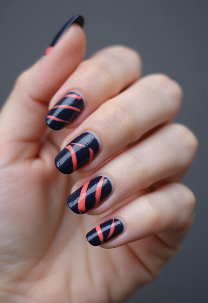 29 Pointed Cat-Eye Manicures for Bold Style - 21. Tropical Vibes