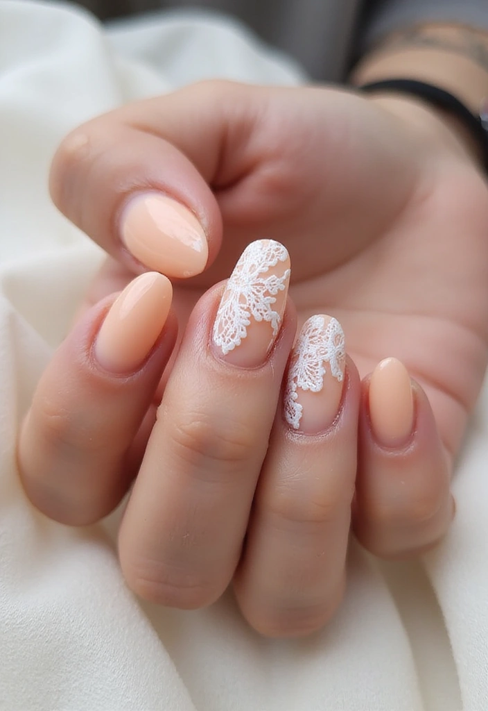 30 At-Home Jelly Nail Ideas Anyone Can DIY - 13. Soft Peach Jelly