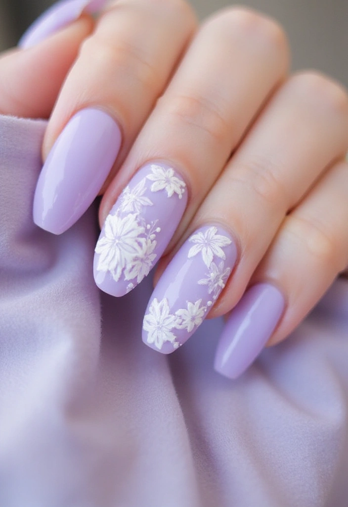 30 At-Home Jelly Nail Ideas Anyone Can DIY - 7. Lilac Dream Jelly