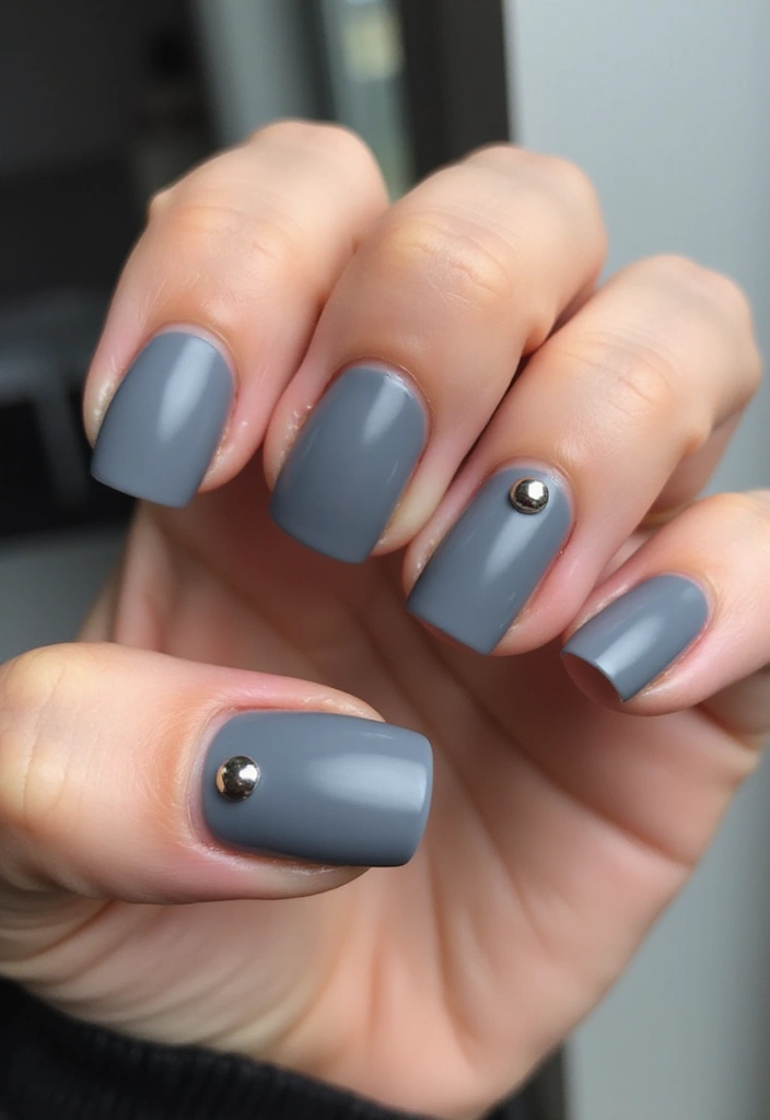 30 At-Home Jelly Nail Ideas Anyone Can DIY - 9. Smoky Grey Jelly