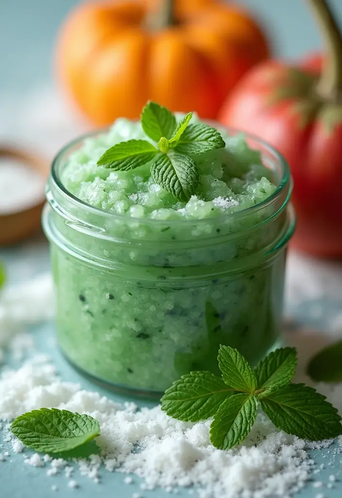 31 Fall Cuticle Care Routines for Strong Nails - 9. Peppermint Exfoliating Mask