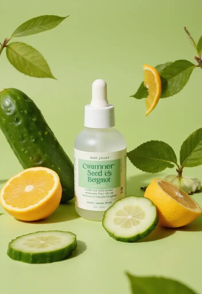 31 Hydrating Nail Oil Blends to Try at Home - 26. Cucumber Seed Oil & Bergamot Refresh