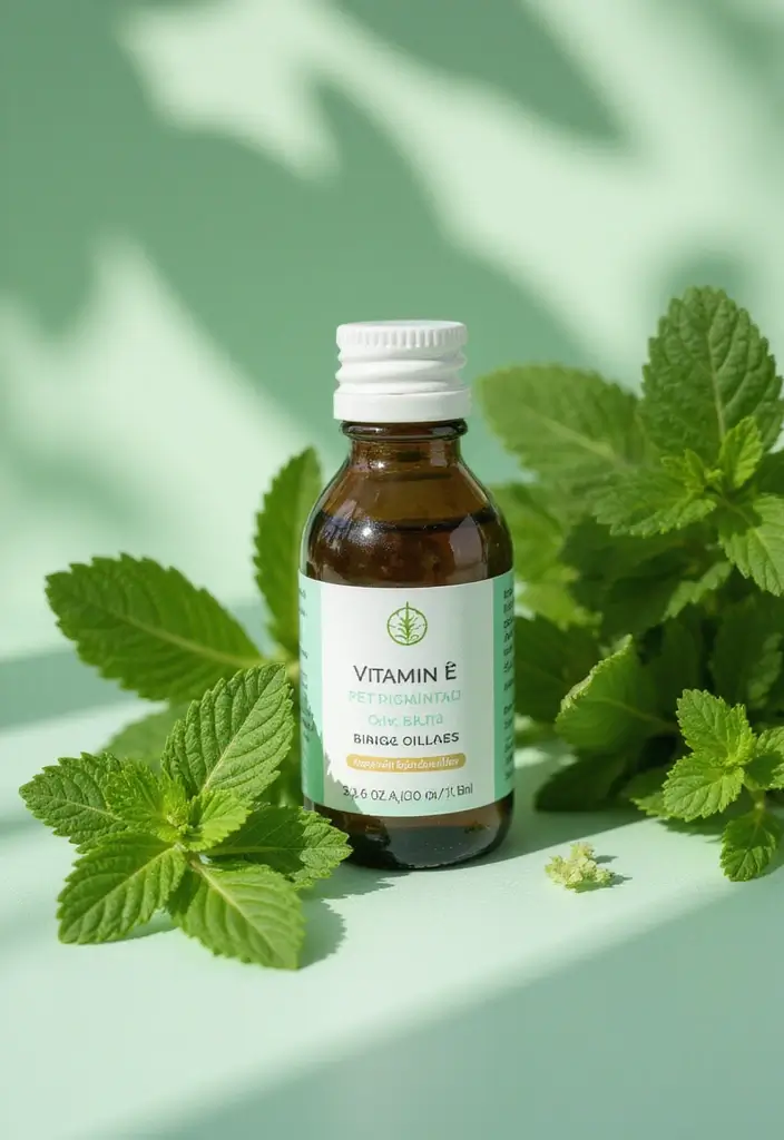 31 Hydrating Nail Oil Blends to Try at Home - 3. Vitamin E & Peppermint Refresh