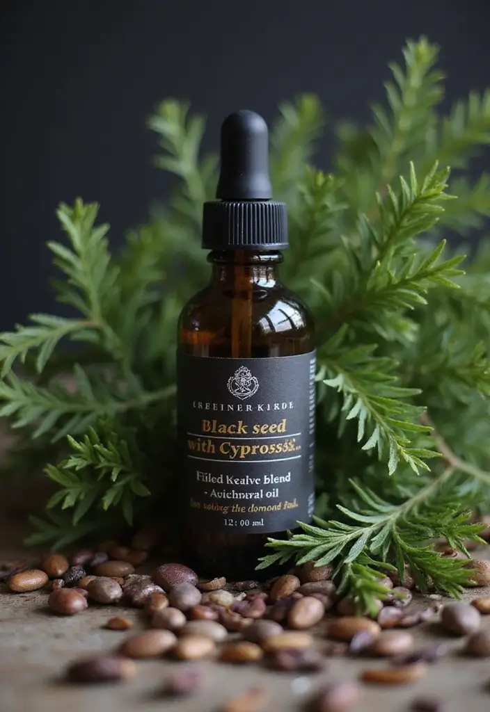 31 Hydrating Nail Oil Blends to Try at Home - 30. Black Seed Oil & Cypress Strengthen