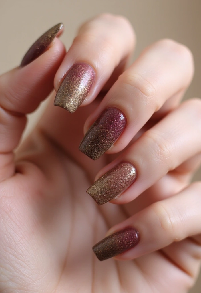 31 Velvet Cat-Eye French Tip Nails for Luxe Vibes - 7. Textured Velvet