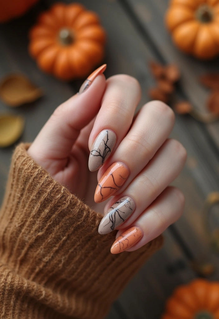32 Magical Marble Designs for a Harvest Moon Look - 19. Terra Cotta Elegance