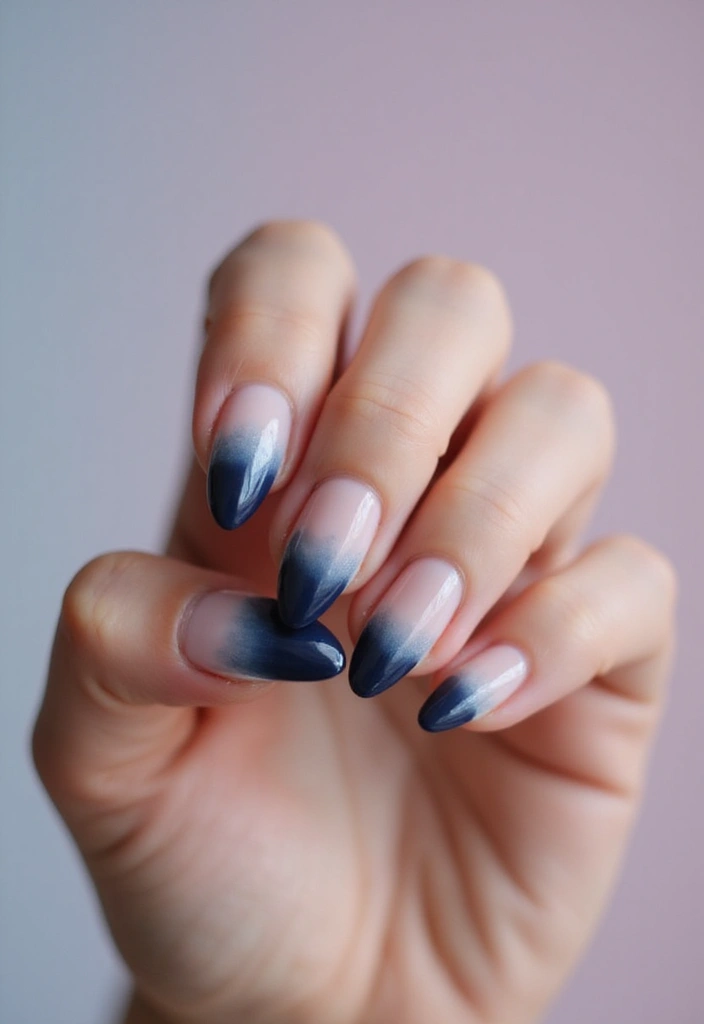33 Stiletto Milky Fade Designs for Dramatic Nails - 3. Elegant Ombre Effect