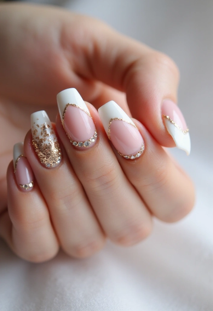 33 Stiletto Milky Fade Designs for Dramatic Nails - 32. Inspirational Quotes