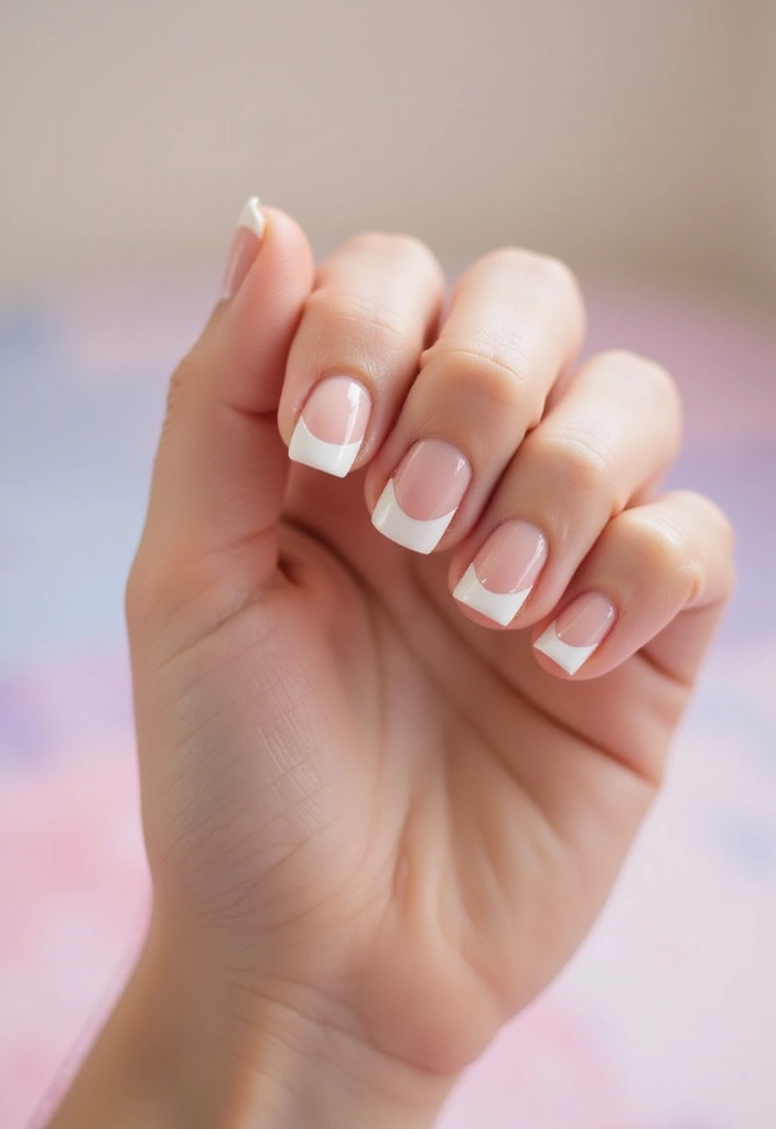 How to Achieve Perfect Short French Nails at Home - 3. Mastering the Tip Technique